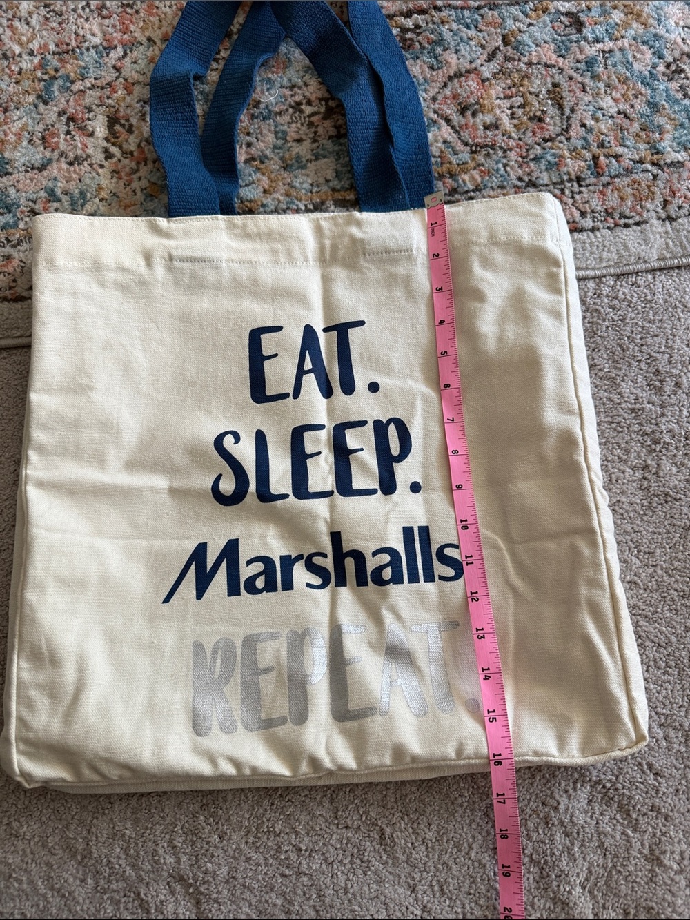 Eat Sleep Marshalls Repeat Tote Bag - Picture 6 of 9